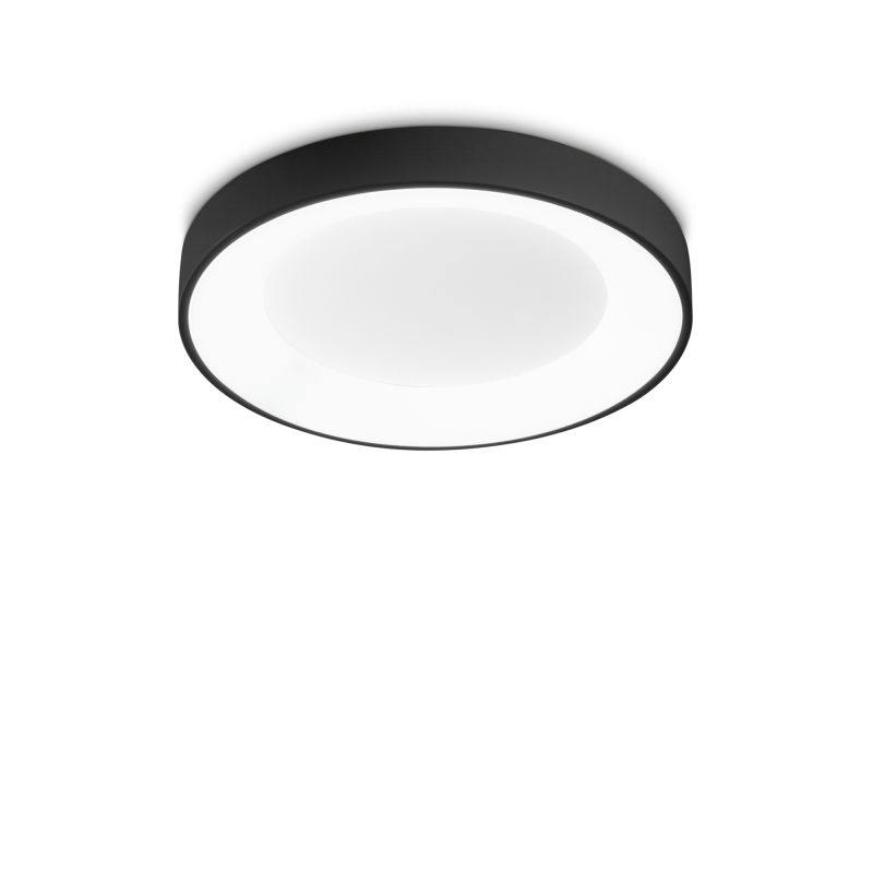 IdealLux-312330 - Planet - LED Black Flush with Diffuser Ø 40 cm