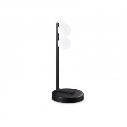 Ping Pong - Black 2 Light LED Table Lamp with White Globes Ping Pong - Black 2 Light LED Table Lamp with White Globes