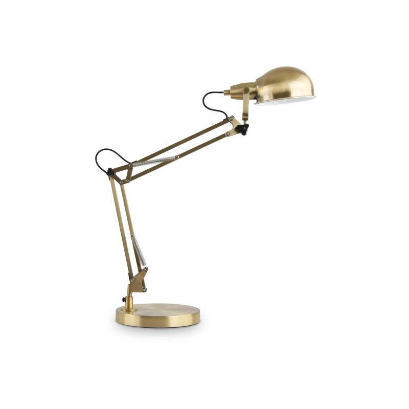 IdealLux-313368 - Johnny - Antique Brass Desk Lamp