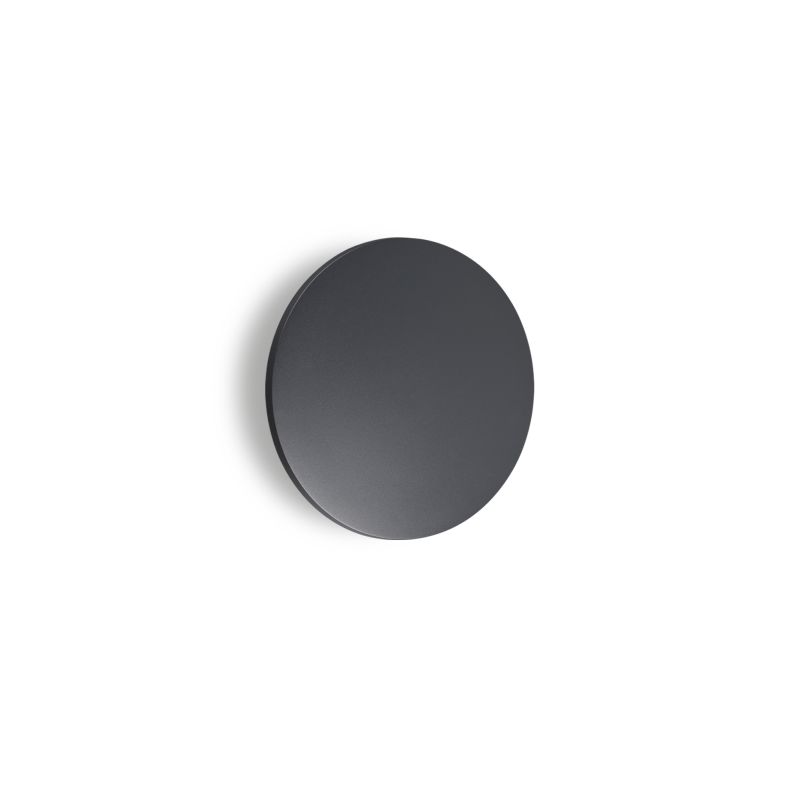 IdealLux-313566 - Punto - IP 54 Anthracite LED Wall Lamp Ø 30 cm