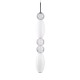 IdealLux-314174 - Lumiere - Black LED Pendant with White & Grey Glass