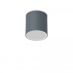 Techo - IP54 Surface-Mounted Anthracite Ceiling Light ∅ 15 cm