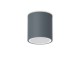 IdealLux-318110 - Techo - IP54 Surface-Mounted Anthracite Ceiling Light ∅ 9 cm