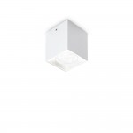 Nitro - Surface-Mounted White Square LED Spotlight 4.2 cm