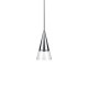 IdealLux-321462 - Cono - Chrome & Clear Glass Pendant