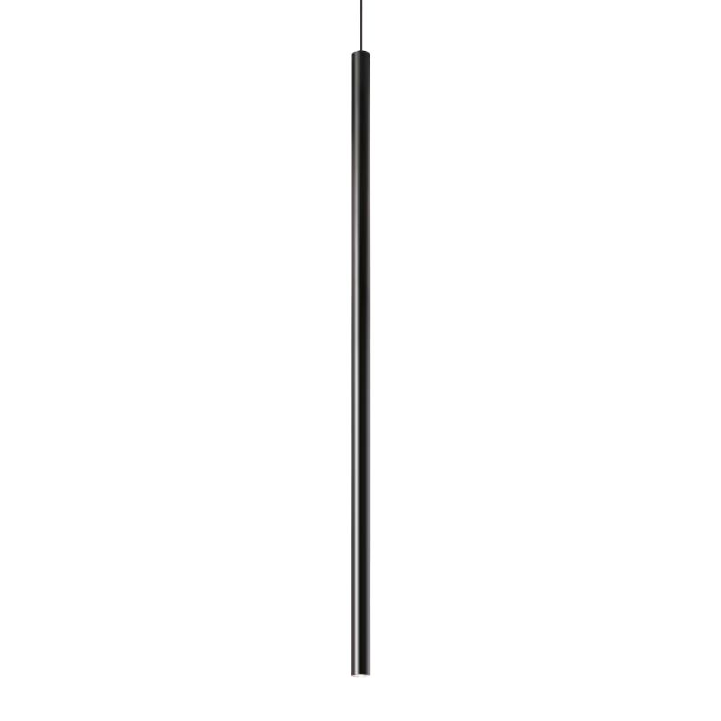 IdealLux-321783 - Ultrathin - LED Black Round Pendant