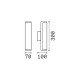 IdealLux-322209 - Etere - Black LED Wall Lamp with White Diffuser 4000K