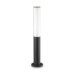Etere - Black LED Bollard with White Diffuser 3000K