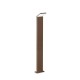 IdealLux-322438 - Style - IP54 Coffee LED Post 4000K - 100 cm