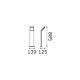 IdealLux-322537 - Style - IP54 Black LED Post 3000K - 50 cm