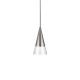IdealLux-322803 - Cono - Nickel & Clear Glass Pendant