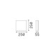 IdealLux-326238 - Snow -  IP65 White Flush 3000K