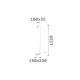 IdealLux-326665 - Ginger - White 1 Light Floor Lamp