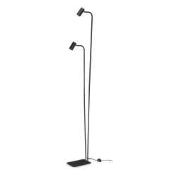 Ginger - Black 2 Light Floor Lamp