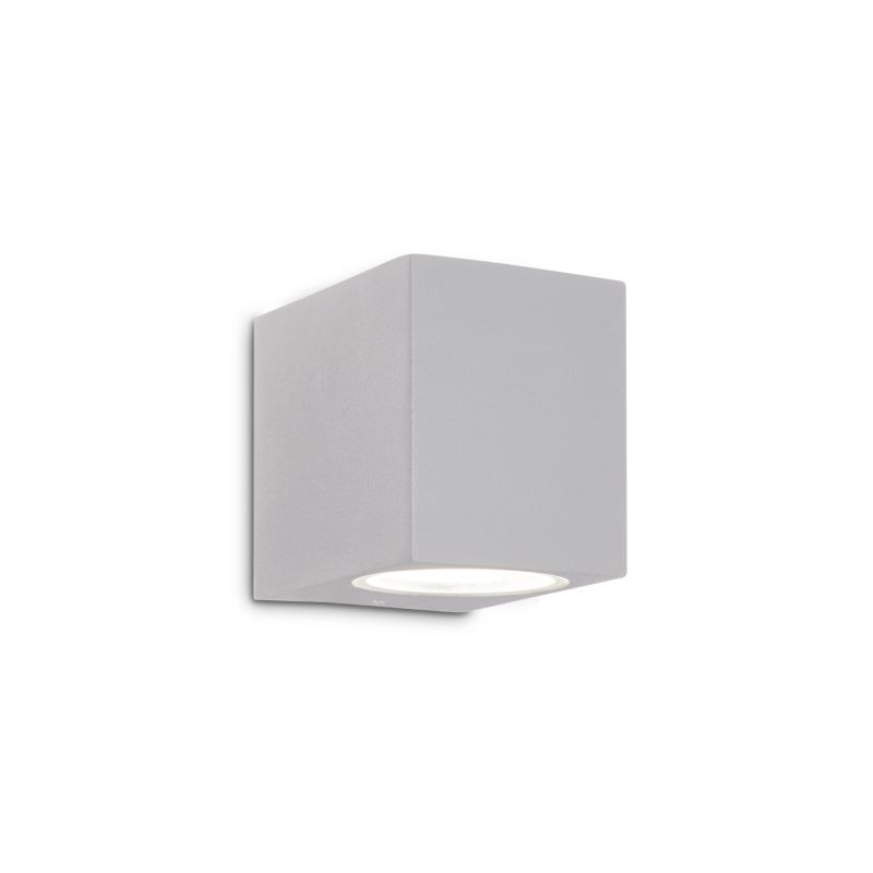 IdealLux-326986 - Up - Outdoor Grey Square Wall Lamp