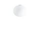 IdealLux-327891 - Cotton - White Semi Flush with White Glass ∅ 40 cm