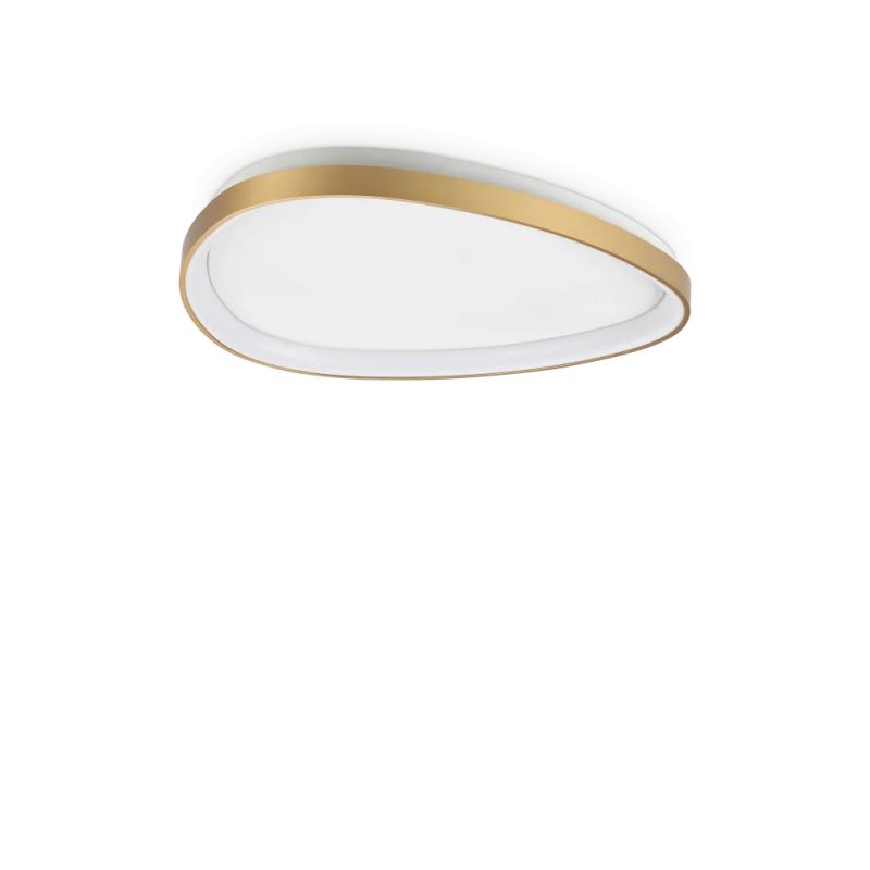 IdealLux-328065 - Gemini - Brushed Brass LED Flush 30W