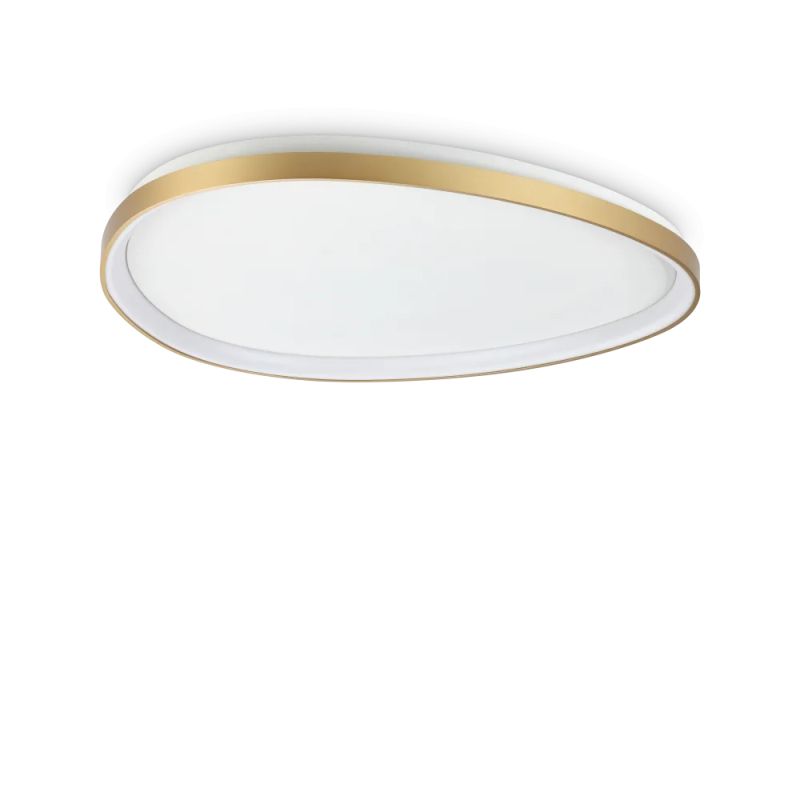 - Gemini - Brushed Brass LED Flush 42W IdealLux-328096 - Gemini - Brushed Brass LED Flush 42W