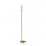 Ping Pong - Brushed Brass 4 Light LED Floor Lamp with White Globes Ping Pong - Brushed Brass 4 Light LED Floor Lamp with White Globes