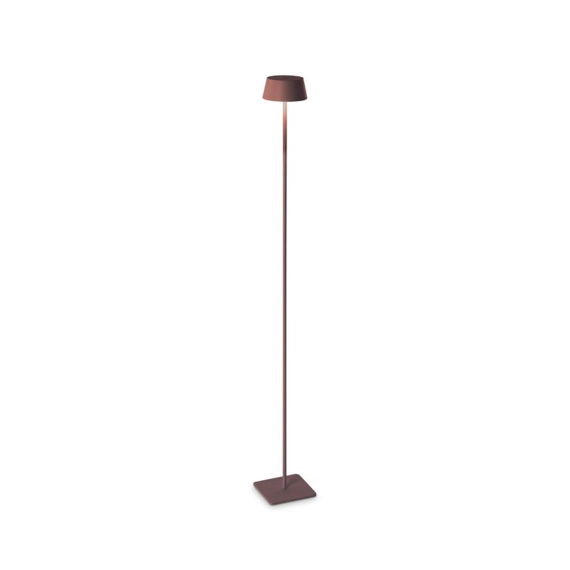 IdealLux-328508 - Pure - Outdoor Coffee Rechargeable Floor Lamp IP54