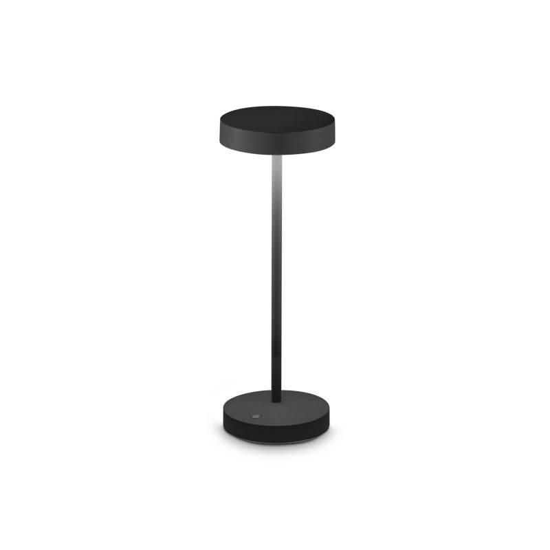 IdealLux-328614 - Toffee - Outdoor Black Rechargeable Table Lamp IP54