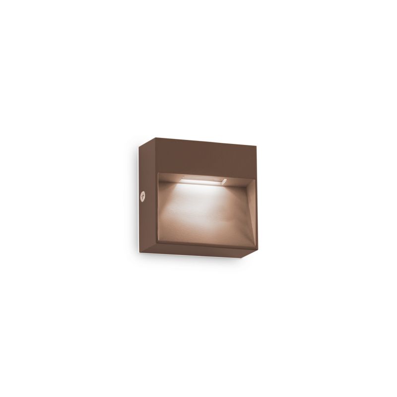 IdealLux-328621 - Dedra - LED Coffee Surface Downlight Square Brick Light