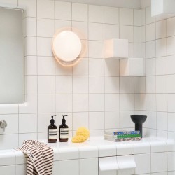 Squish - White LED Flush with White & Clear Diffuser