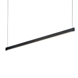 Desk - Matt Black LED Linear Profile 120 cm