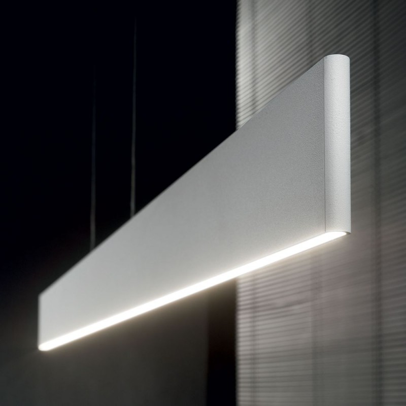 IdealLux-336206 - Desk - Matt White LED Linear Profile 120 cm