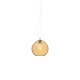 IdealLux-339047 - Nemo - Brass Pendant with Amber Glass Ø 20 cm