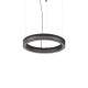 IdealLux-339139 - Crown - Decorative Black LED Pendant Ø 40 cm