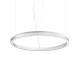 IdealLux-339146 - Crown - Decorative White LED Pendant Ø 80 cm
