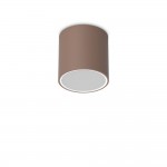 Techo - IP54 Surface-Mounted Coffee Ceiling Light ∅ 15 cm