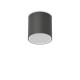 IdealLux-342719 - Techo - IP54 Surface-Mounted Black Ceiling Light ∅ 15 cm