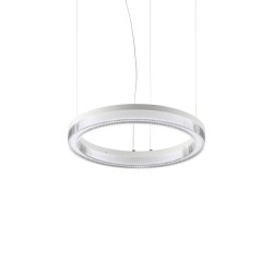 Crown - Decorative White LED Pendant Ø 40 cm