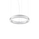 IdealLux-343402 - Crown - Decorative White LED Pendant Ø 40 cm