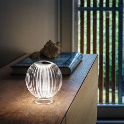 Diamond - Chrome LED Table Lamp with Crystal Effect