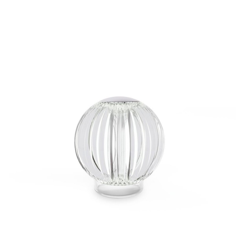 IdealLux-343488 - Diamond - Chrome LED Table Lamp with Crystal Effect