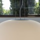 IdealLux-344591 - Cotton - White Pendant with White Glass ∅ 50 cm