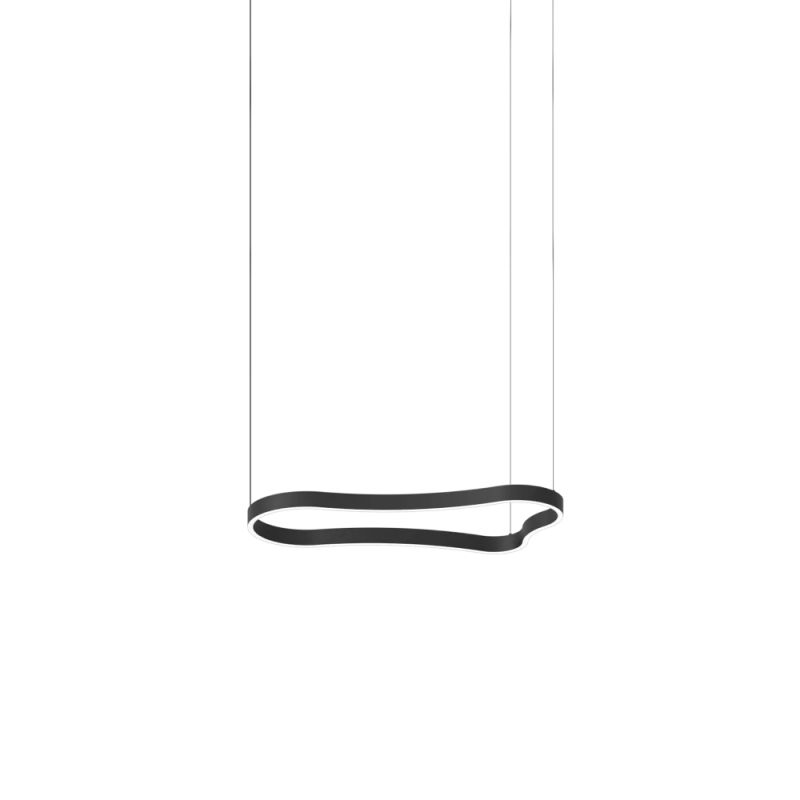 - Waves - Black LED Pendant 37W IdealLux-345215 - Waves - Black LED Pendant 37W