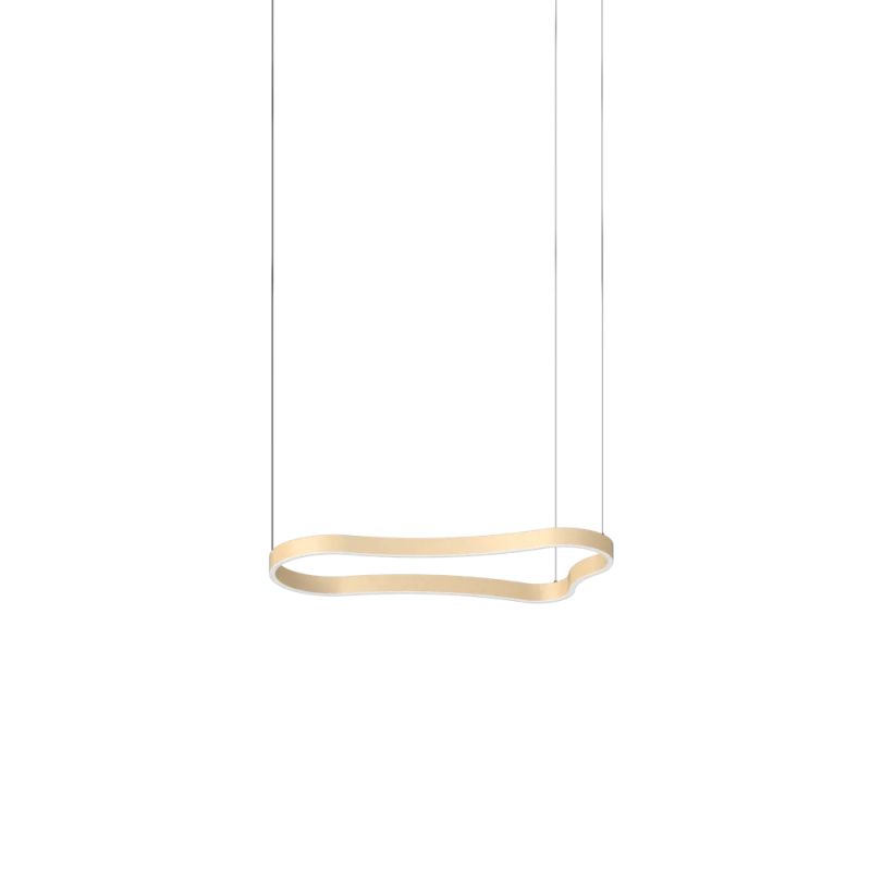 - Waves - Gold LED Pendant 37W IdealLux-345222 - Waves - Gold LED Pendant 37W