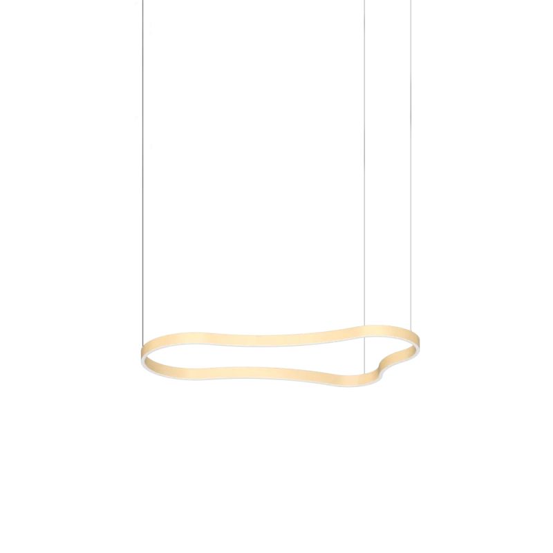 - Waves - Gold LED Pendant 45W IdealLux-345253 - Waves - Gold LED Pendant 45W