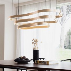 Waves - Gold LED Pendant 45W Waves - Gold LED Pendant 45W