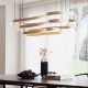 - Waves - Gold LED Pendant 45W IdealLux-345253 - Waves - Gold LED Pendant 45W