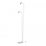 Ginger - White 2 Light Floor Lamp