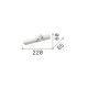 IdealLux-345499 - Bonne Nuit - White 2 Light LED Reading Lamp
