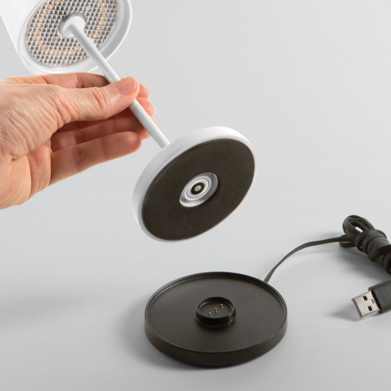 IdealLux-346892 - Cute - White Rechargeable Table Lamp IP65