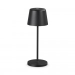 Cute - Black Rechargeable Table Lamp IP65
