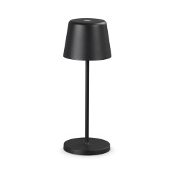 Cute - Black Rechargeable Table Lamp IP65