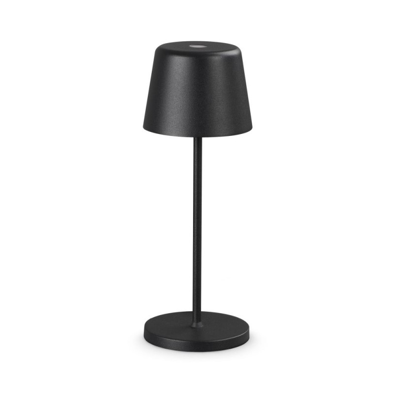 IdealLux-346908 - Cute - Black Rechargeable Table Lamp IP65